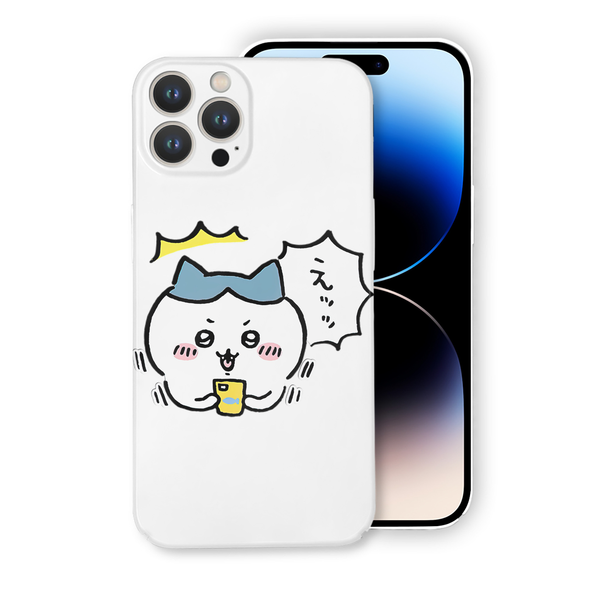 （画像用） ちいかわ ハチワレ Chii-kawa hachiware 【iPhone 14シリーズ対応】ハードケース